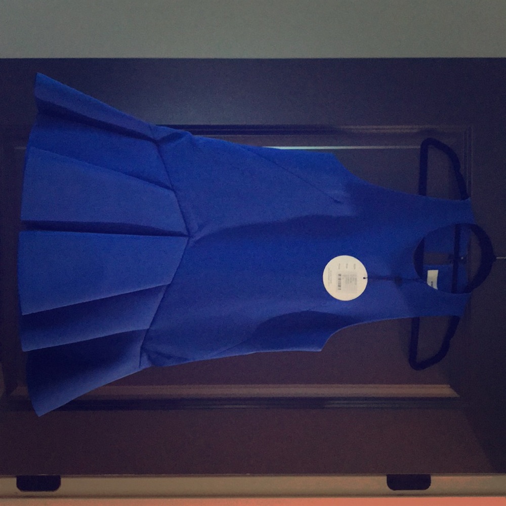 cameo blue cocktail dress - size XS